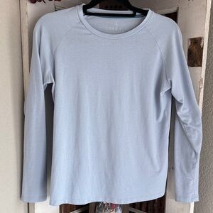 Free Fly Women's Light Blue Long Sleeve Tee